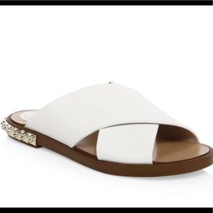 Stuart Weitzman Rockrose Sandal - White